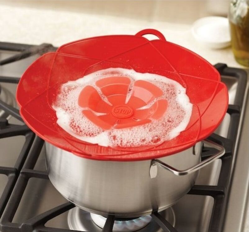 Spill Lid Stopper Multi Function Cooking Tools Flower Cookware Parts