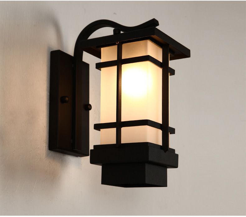 2019 Outdoor Lighting Wall Vintage Led Lamp Porch Light Waterproof Glass Lights Sconce E27 From Royallamps