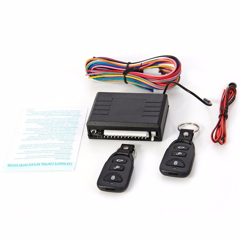 2019 2016 Universal Car Auto Remote Central Kit Door Lock Locking Vehicle Keyless Entry System With Led Indicator Remote Controllers From Sellerbest