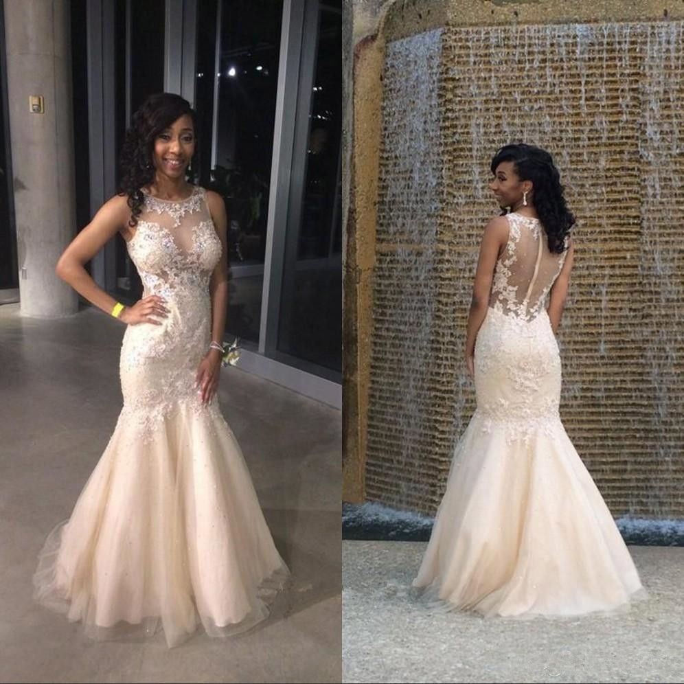 black and champagne dress