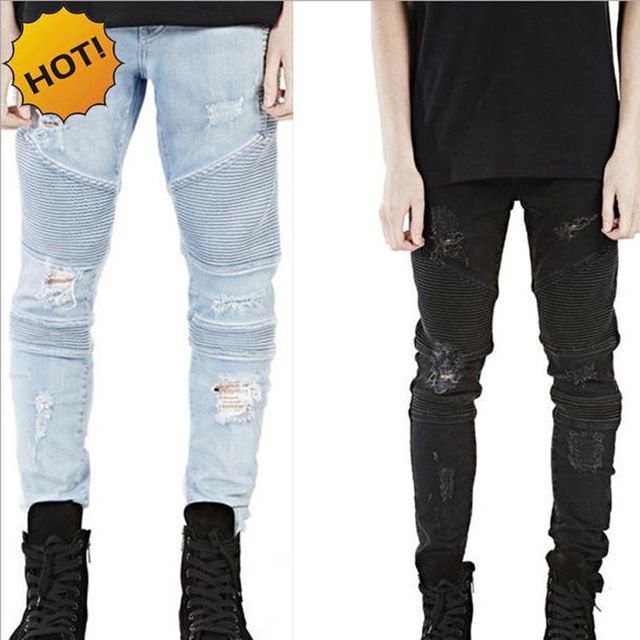 black motorcycle jeans mens