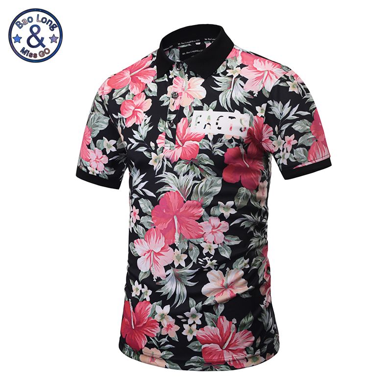 Mr.Bao Long & Miss.GO Hombre fresco Turn-Down cuello impresa ocasional de la camiseta # CY0012 M amarillo y negro Mr.Bao Long & Miss.GO Hombre fresco Turn-Down cuello impresa ocasional de la camiseta # CY0012 M amarillo y negro