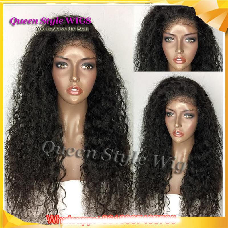 Super Natural Brazilian Virgin Hair Curly Texture Hair Wig