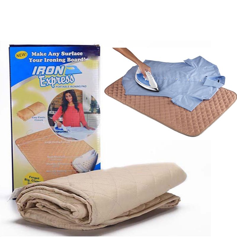 2019 Iron Express Portable Ironing Pad Mat For Garment Heat