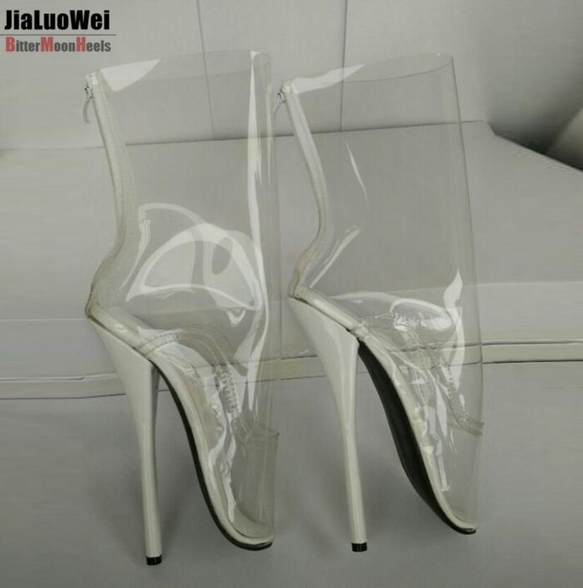 clear ballet heels