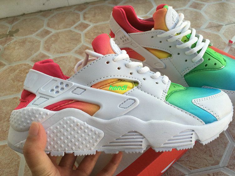 rainbow huaraches womens