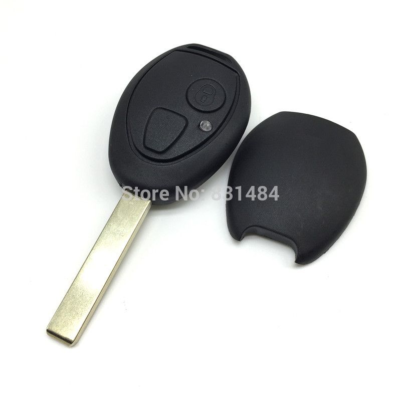 2 Buttons Remote Car Key Fob Case Shell For Land Rover Mg Bmw Mini One Cooper R50 Zt Zr 75 Key Cover Replacement Car Key Replacement Without Original Car Key Replacements From