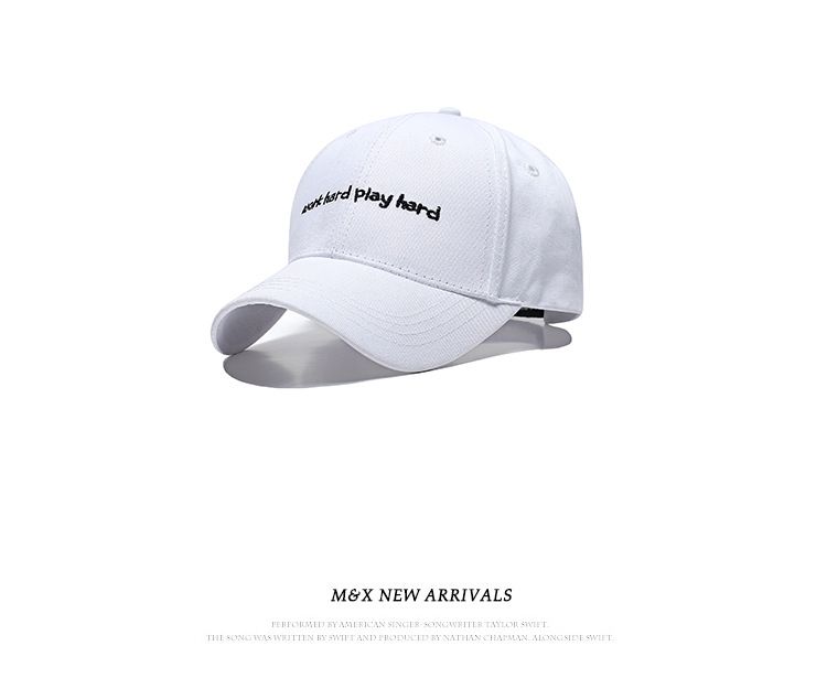 Acquistare Cappello Da Baseball Femminile Coreano Inglese Lettere Berretto  A Visiera Ricamo Bianco Tutto Fiammifero Curvo Grondaia E Sole Estivo  Visiere Parasole Economico | Consegna Veloce E Qualità | It.Dhgate