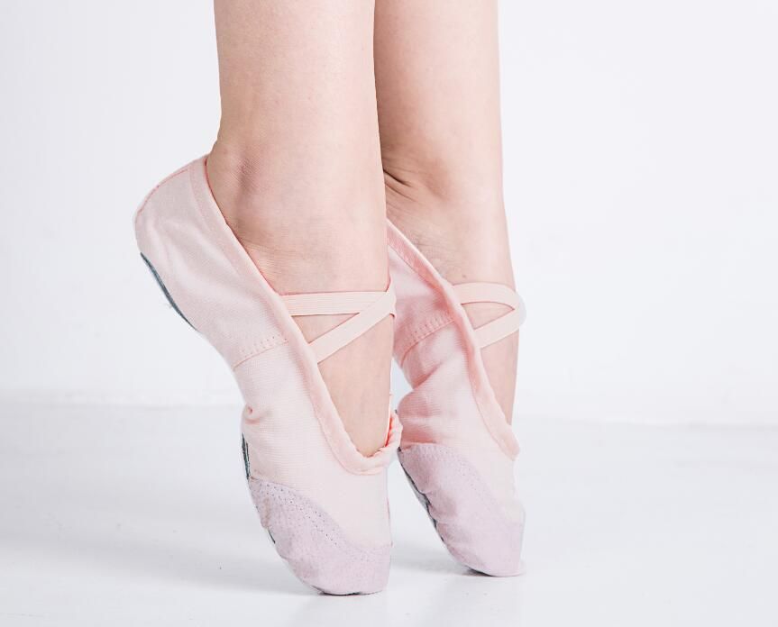 Zapatillas de Ballet clásico de Suela Partida Zapatillas Blandas de Danza para Clases de Ballet Estiramientos de Yoga Lily's Locker 