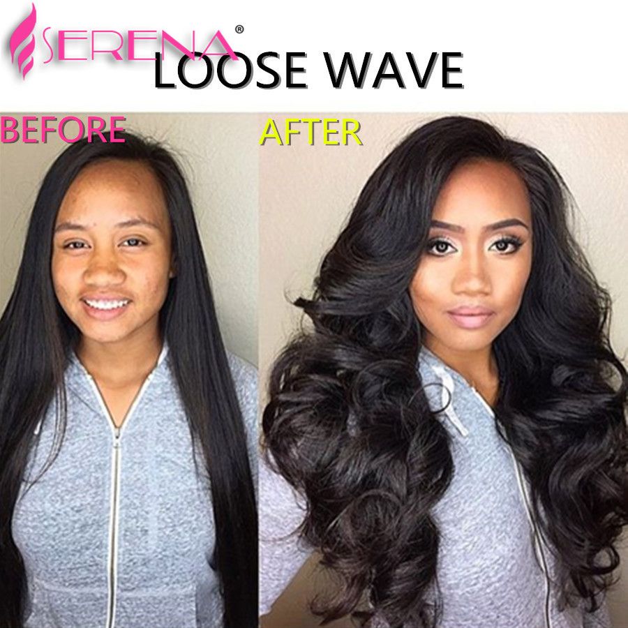 2020 360 Lace Frontal Closure With Bundles Loose Wave Peruvian
