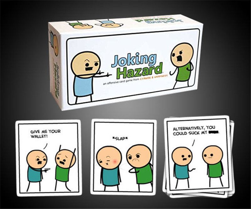 Joking Hazard Card Game Toys Party Game Comics Funny Happiness Games With Cyanide Box Edition Friend Plays Panel Cards From Joking Hazard Card Game Toys Party Game Comics Funny Happiness Games With Cyanide Box Edition Friend Plays Panel Cards From