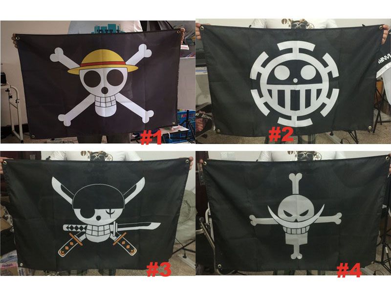 60 Cm X 90 Cm Alta Qualidade One Piece Luffy Bandeira Jolly Roger Pirata Bandeira Home Decor Bandeira De Poliester Brand Melhor Qualidade E Preco Mais Baixo Dhgate Com