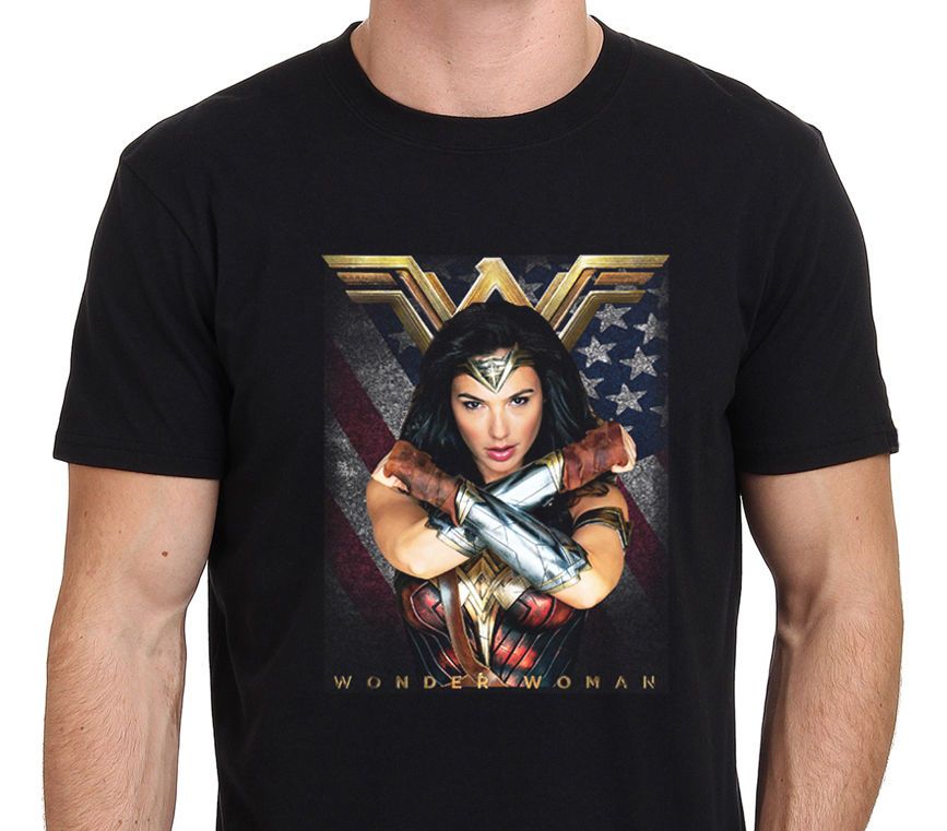 New Wonder Woman Superhero Movie Gal Gadot Camiseta Para Hombre Tamaño Negro: S A XXL Algodón Clásico Hombres Cuello Manga Corta 12,01 € | DHgate