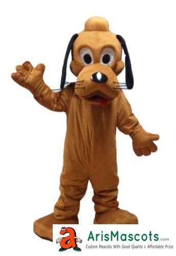 dog brown character fancy dress Cartoon Mascot Costume Adult Suit