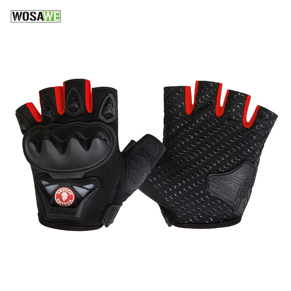 Summer MTB Motorcycle Mountain Bike Half Finger Cycling Gloves Half Gloves