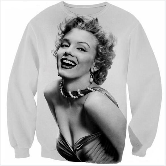 2020 Newest Fashion Women Men Sex Goddess Marilyn Monroe Funny 3d Print Crewneck Sweatshirt Fashion Clothing Outfits Jumper Casual Tops Wys00022 From Happy2016store 13 94 Dhgate Com