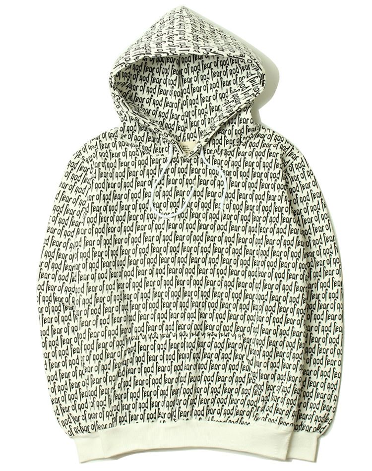fear of god hoodie all over