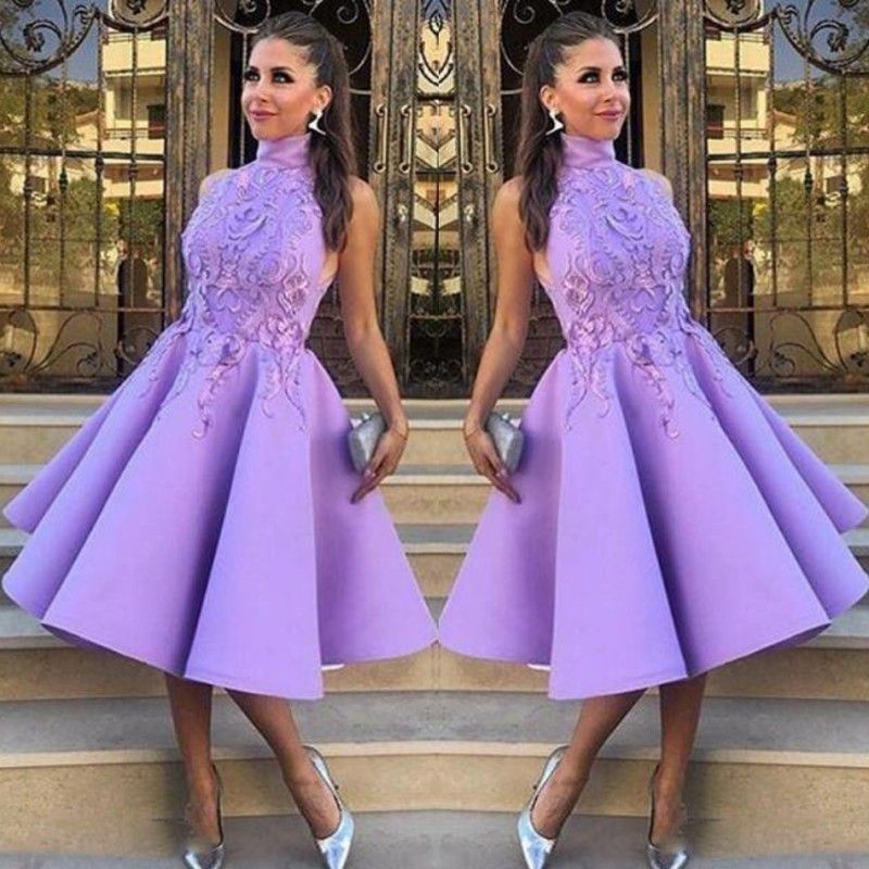 light purple maid of honor dresses