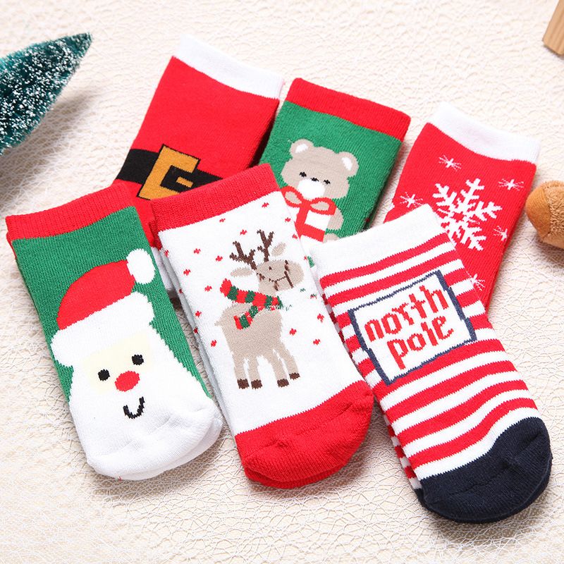 baby santa socks
