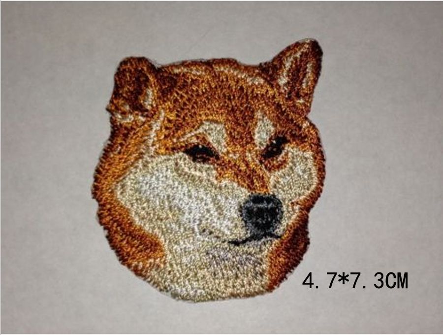 Shiba Inu Iron On Embroidered Patch