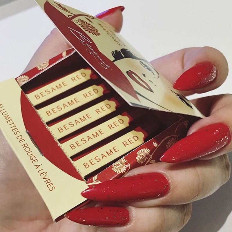 Acheter Rouge à Lèvres Besame Rouge à Lèvres Besame Allumettes Allumettes Gloss à Lèvres Baseme Red Noir Rouge Rouge Cerise American Beauty