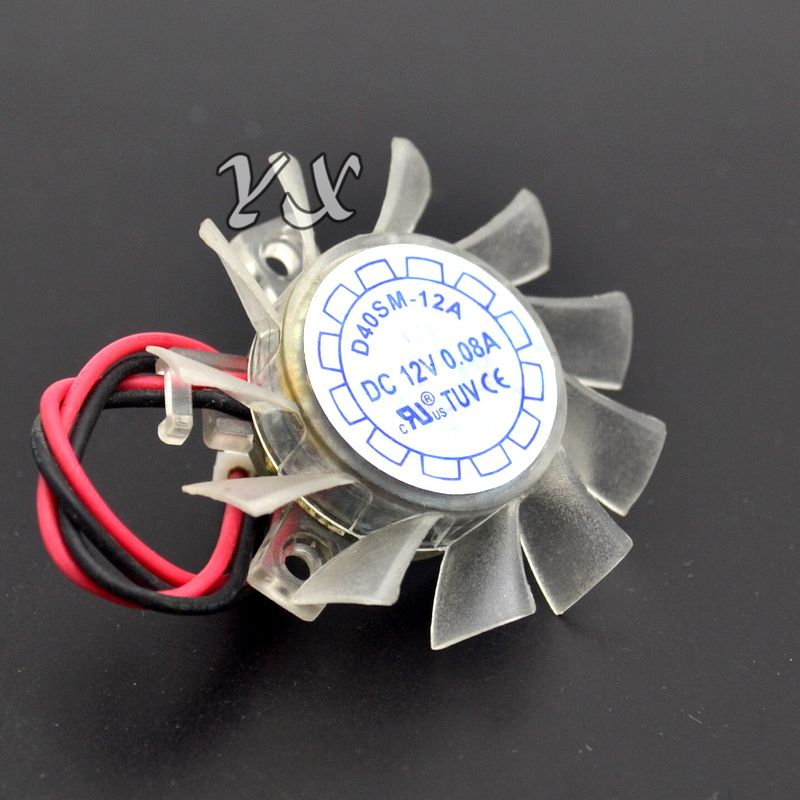 Best Video Card Fan New D40SM 12A 12V 0.08A Graphics Card Cooling Fan