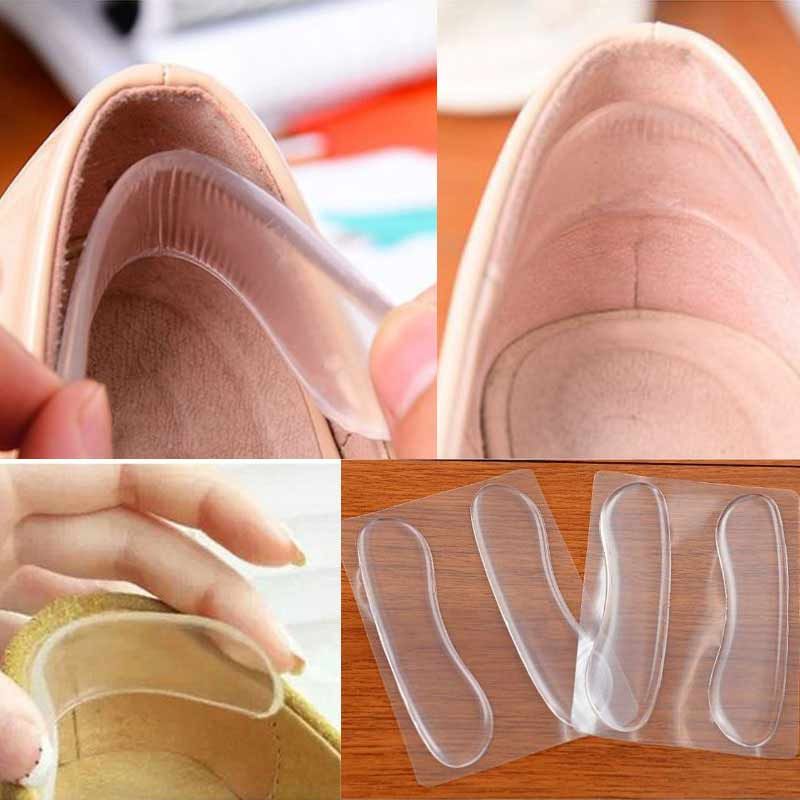 =Silicone Insoles For Shoes Anti Slip Gel Pads Foot Care Protector For
