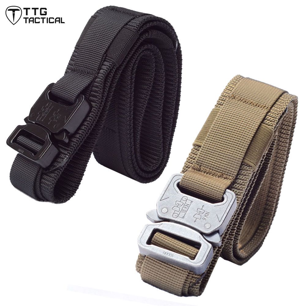 2020 Mens Tactical Waist Belt Molle Cobra Tactical Belt For Airsoft Paintball Rigger Strap MOLLE