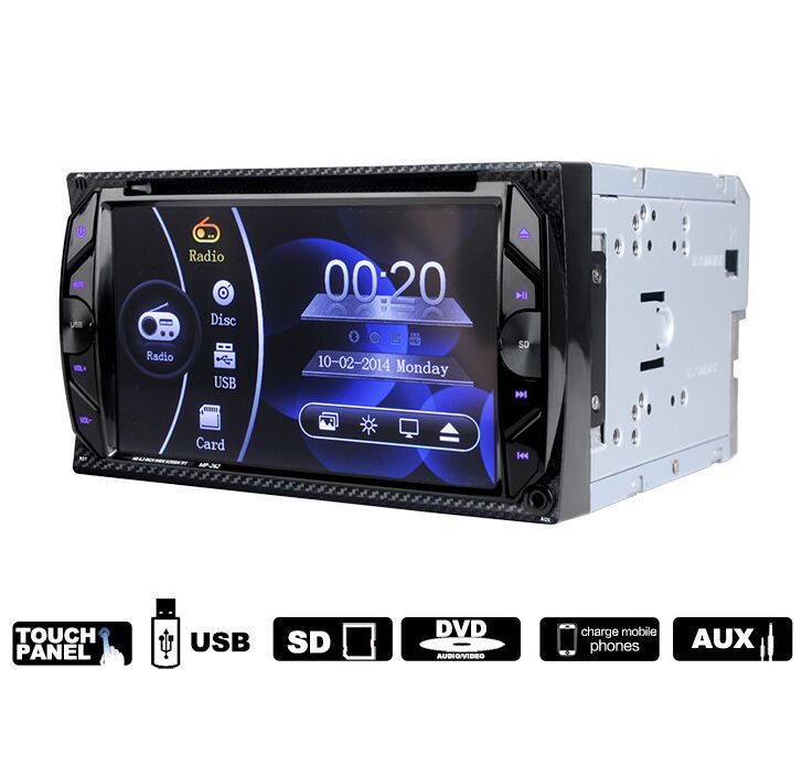 hoop St harpoen 262 Car Audio Digital Touch Screen 6.2 Inch Bluetooth FM Hands Free Calls Auto  Radio Double Din 32G Car DVD Player In Dash Stereo Video From Sellerbest,  $83.74 | DHgate.Com