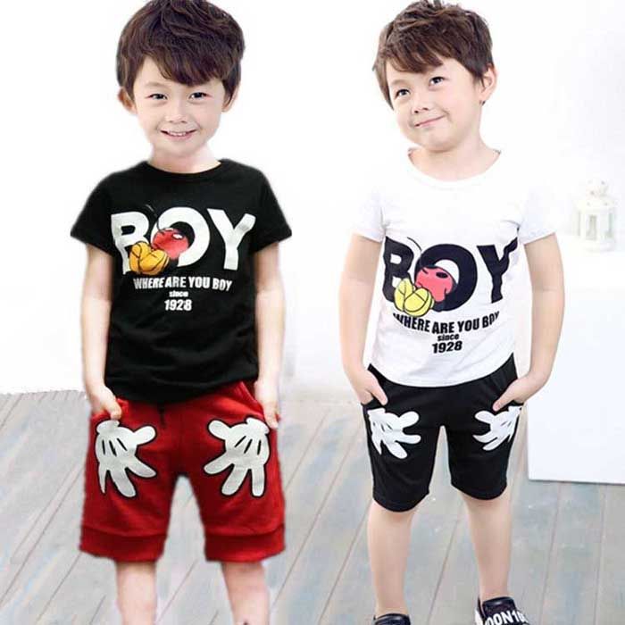 Baby Boys Summer Sport Toddler Clothing Set Kids Cartoon T Shirts+Shorts Pants 2 Pcs Clothes Tracksuit Sets 2 -6 Years Baby Boys Summer Sport Toddler Clothing Set Kids Cartoon T Shirts+Shorts Pants 2 Pcs Clothes Tracksuit Sets 2 -6 Years