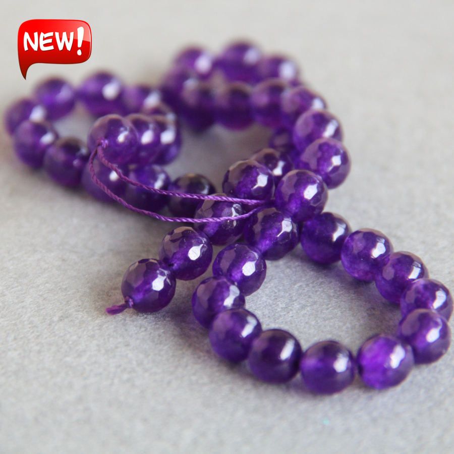 purple agate beads