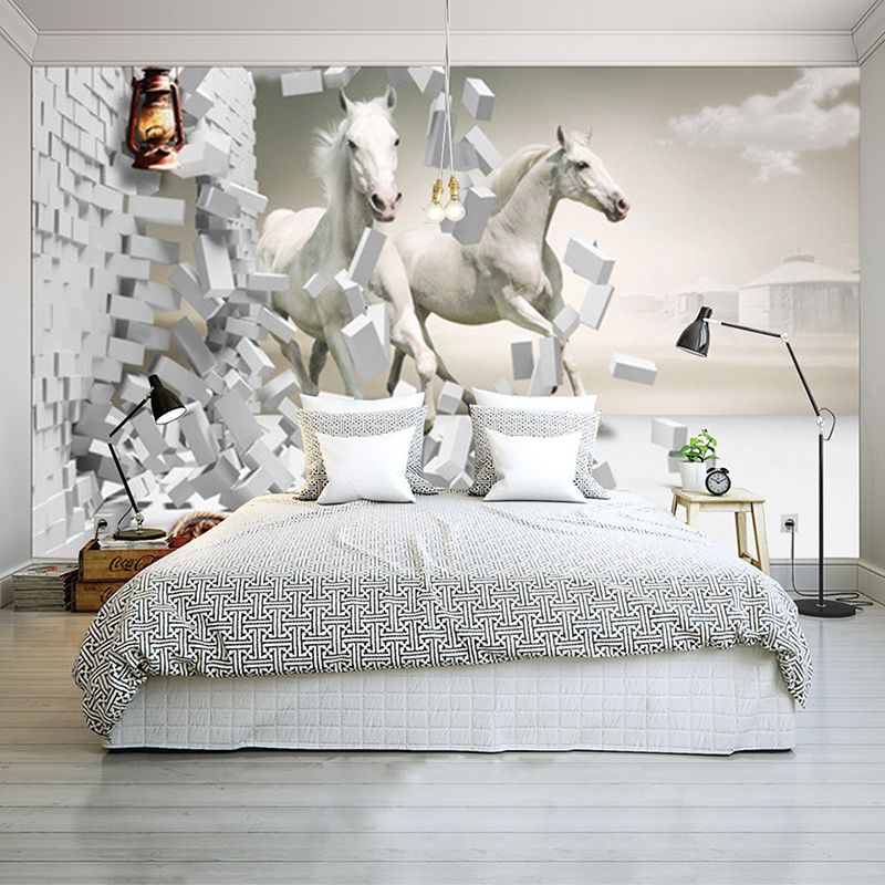 3d wallpapers for wedding room horse 3d creative space tv backdrop wall  custom photo for waterproof non woven wall mural wallpaper desktop images