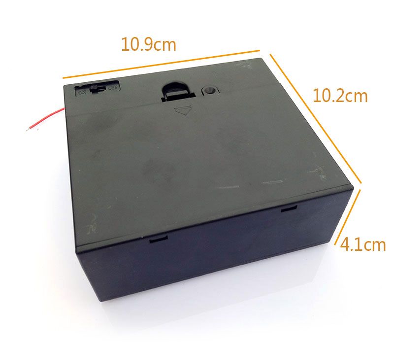 2020 1.5V X2 X3,X4 D Battery Boxs D Battery Holder Enclosed Box With