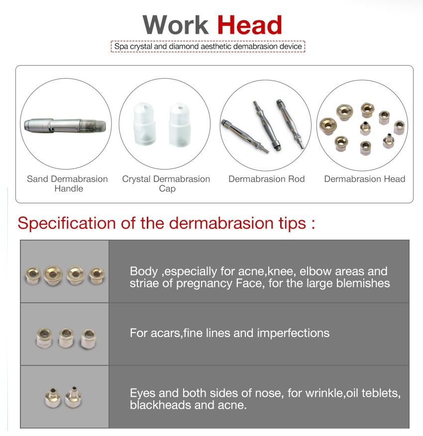 Popular Quality 2 In 1 Crystal Microdermabrasion Peel And Diamond
