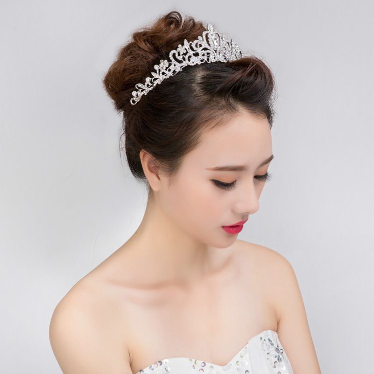Bridal Women Lady Bridal Princess Crystal Hair Tiara Wedding Crown Headband 