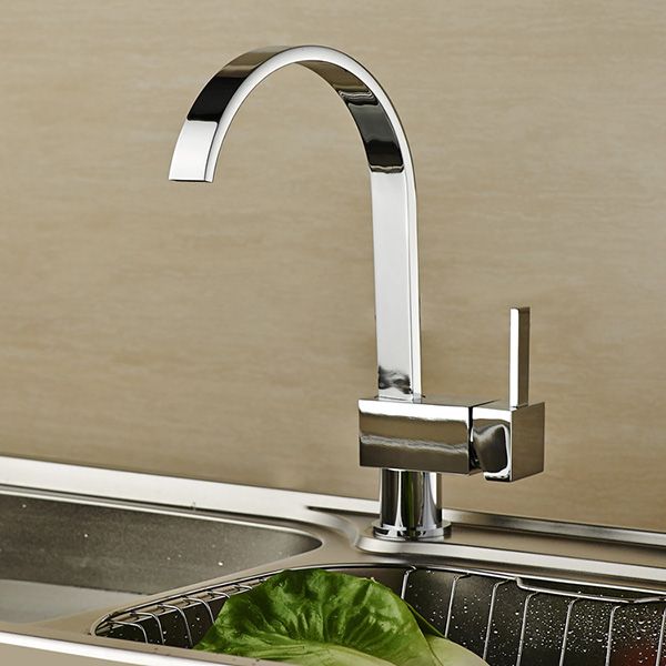 2020 Kitchen Faucet Waterfall Tall High Arc Faucet Deck Mounted