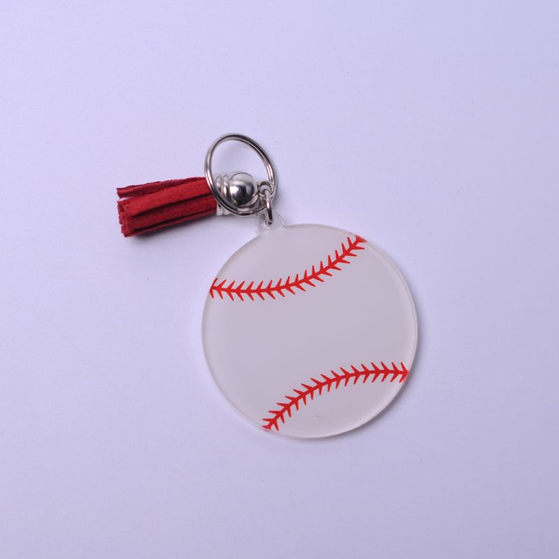 Buy Best And Latest Type Baseball Acrylic Key Fob Wholesale Blanks