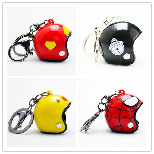 2020 New 3d Car Motorcycle Bicycle Helmet Auto Key Chain Ring Keychain Keyring Four Color From Beatiful Girls 1 79 Dhgate Com