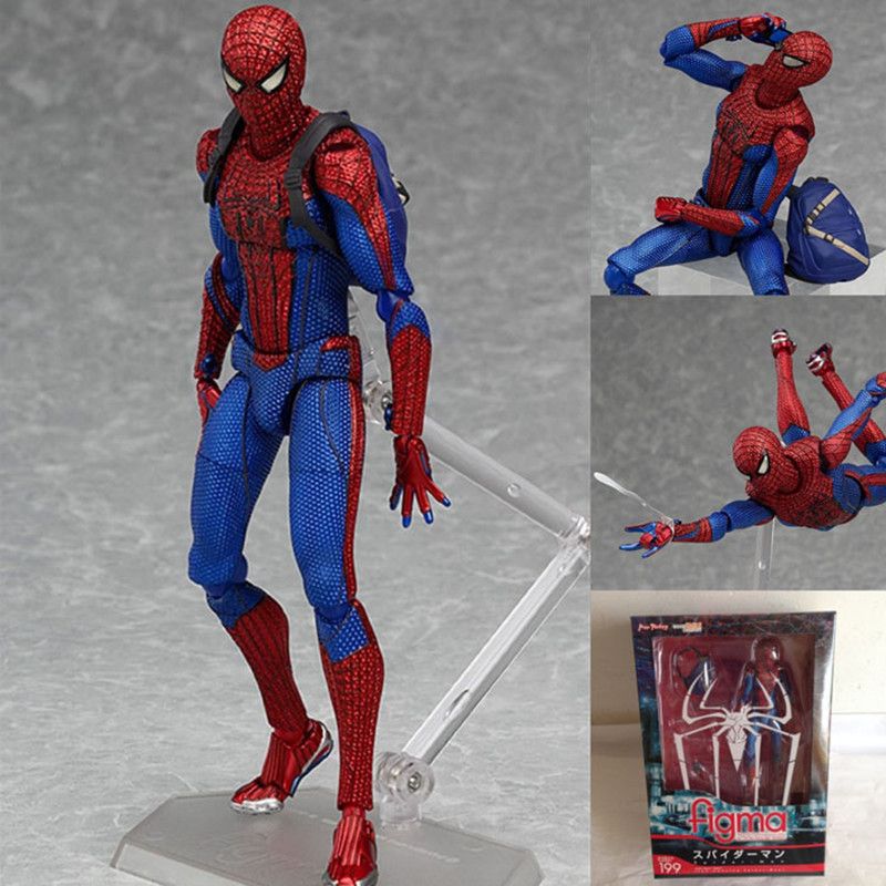 Grosshandel Neue Heisse Verkauf Anime Figur Spielzeug Figma 199 Spider Man Die Erstaunliche Spider Man 15cm Geschenk Fur Kinder Von Yongmi8217 8 98 Auf De Dhgate Com Dhgate