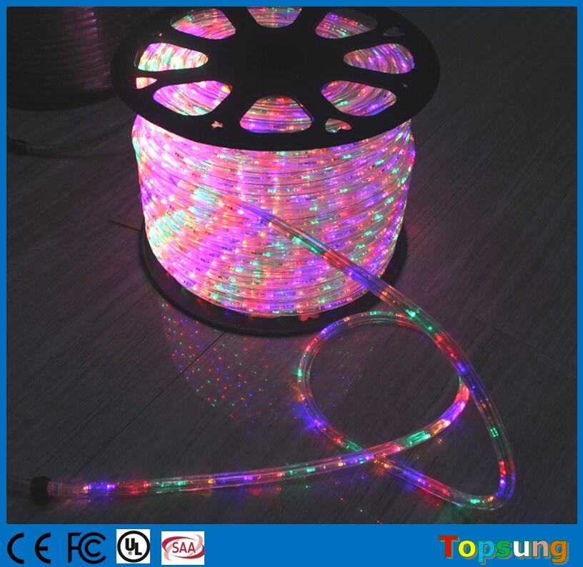 100m Spool Chasing Led Rope Light 12v 24v 3 Wire Round Rgby Duralight