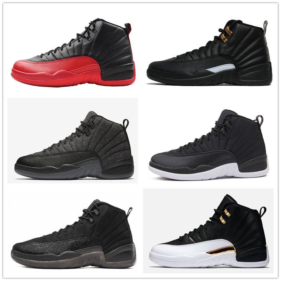 12 Basketball Shoes Ovo Black Nylon 