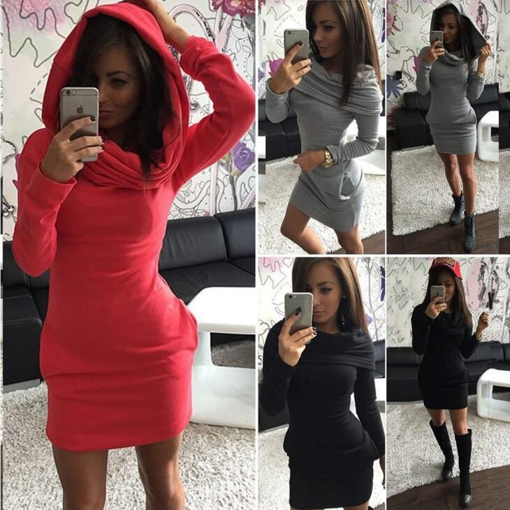 Fashion Womens New Hoodie Tight 