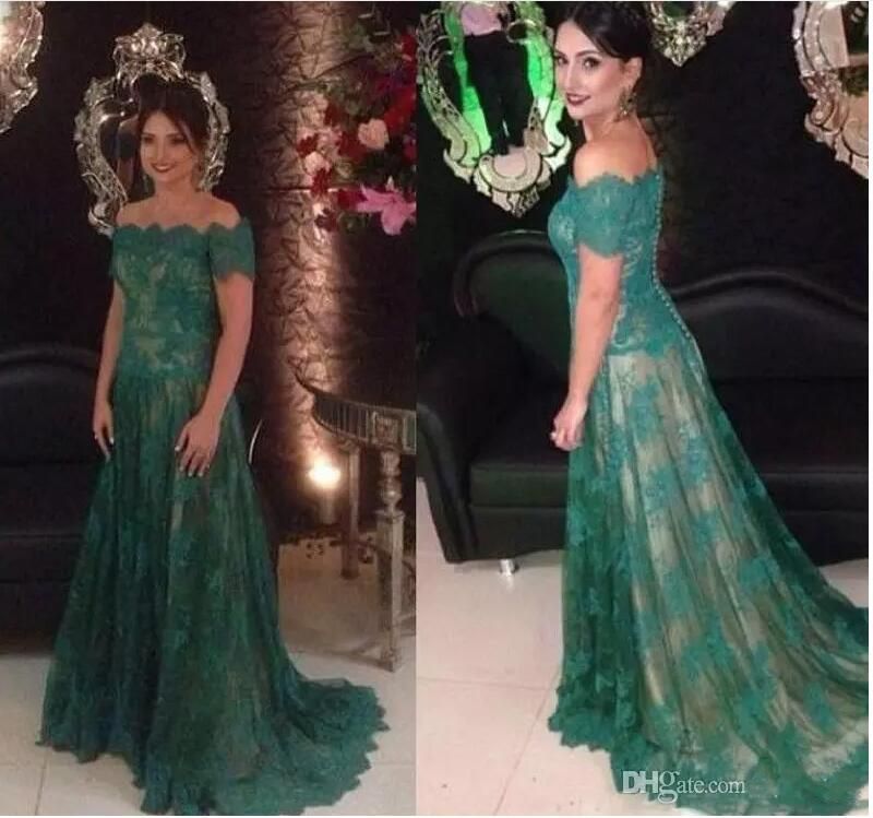 abito lungo verde cerimonia