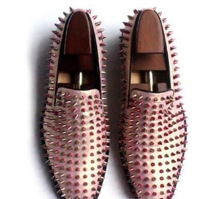 rose gold and black loafers mens