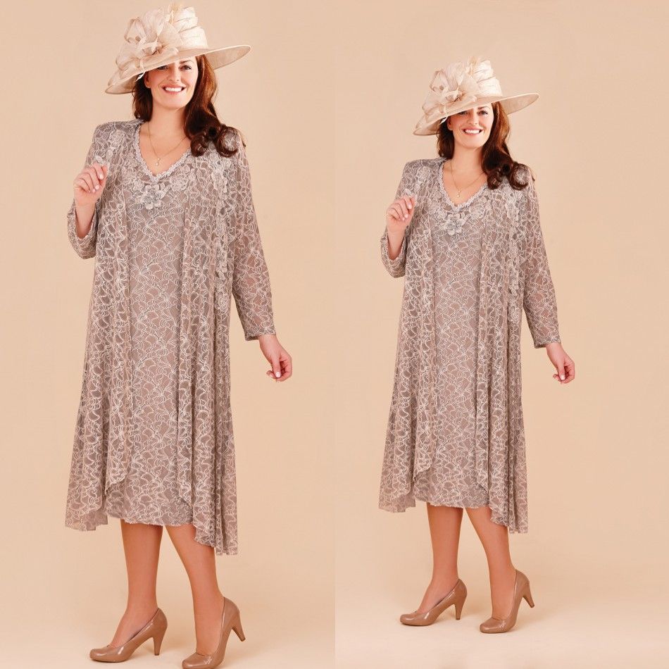 large size mother of the bride outfits