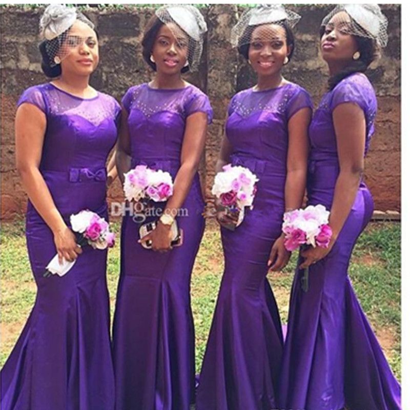 purple childs bridesmaid dress