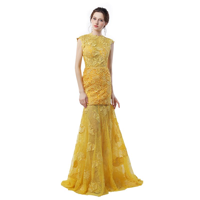 monsoon yellow lace dress