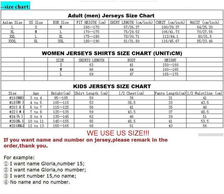 Size Chart Us To Mexico