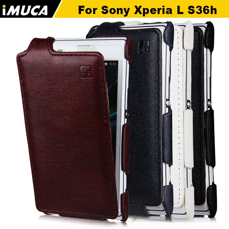 Estuche para Sony Xperia L Funda de tapa vertical de para Sony Xperia