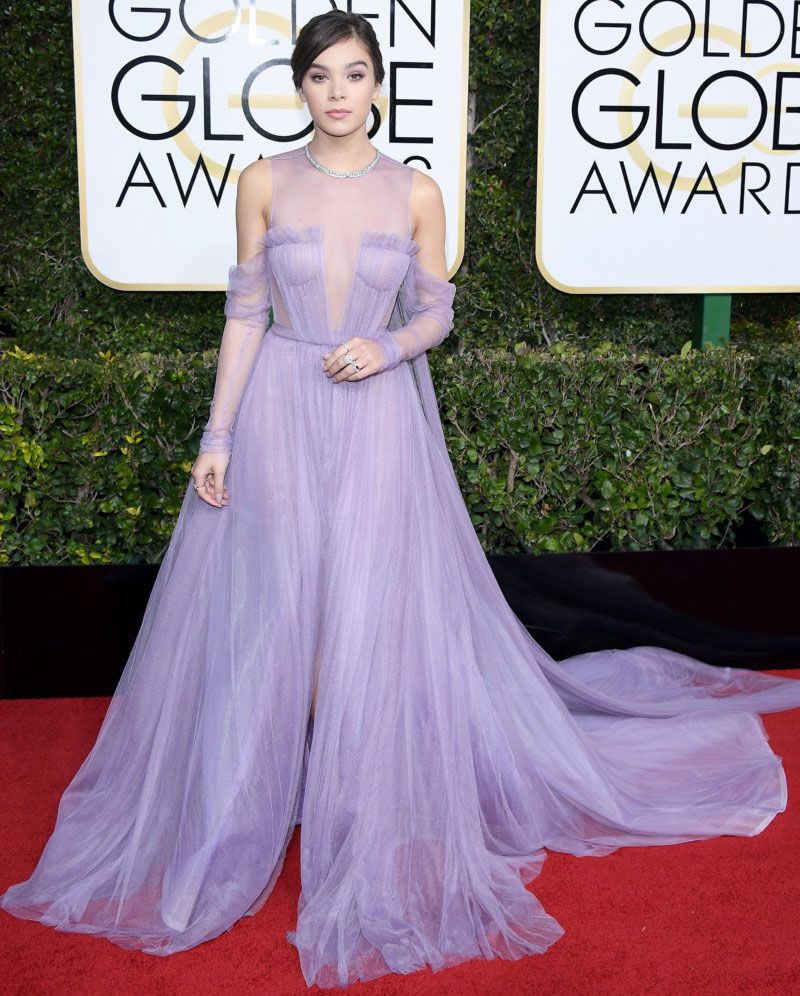 purple red carpet dresses